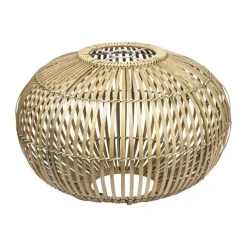 Broste Copenhagen Zep Lampeskærm Ø 38 x H 26 cm - Bambus - Natur