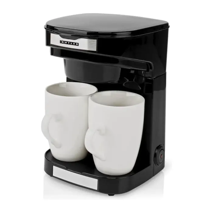 Butler Kaffemaskine Automatisk sluk - Sort - Inkl. 2 kopper