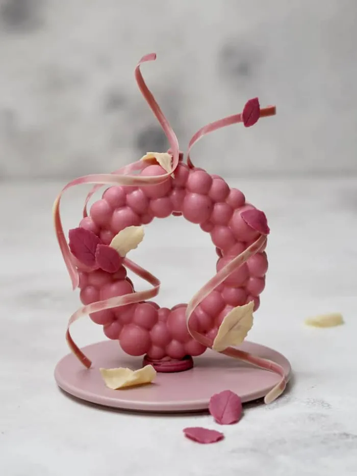 by Ditte Julie Silikoneform - Boblekrans Ø 19 cm - Silikone - Rosa