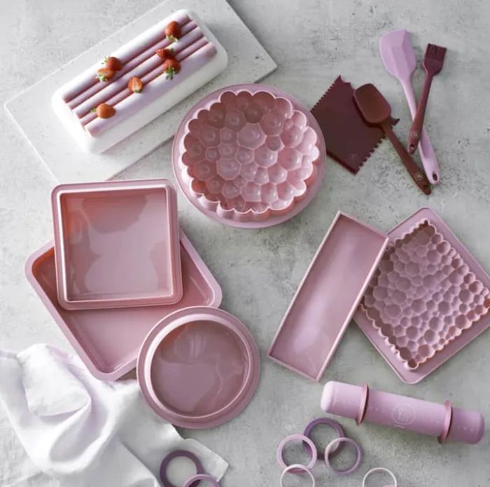 by Ditte Julie Silikoneform L 21 x B 21 cm - Silikone - Rosa