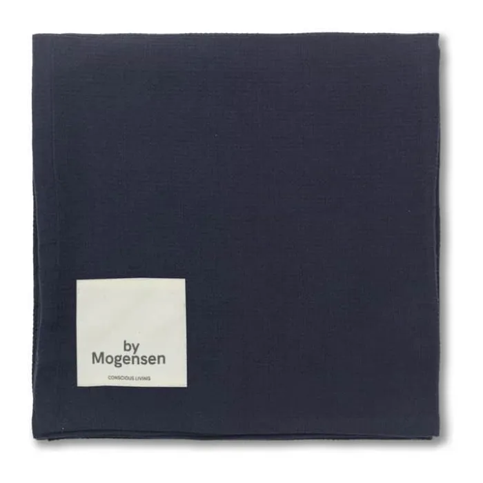 By Mogensen Waffle Håndklæde B 50 x L 100 cm - Bomuld - Mørkeblå