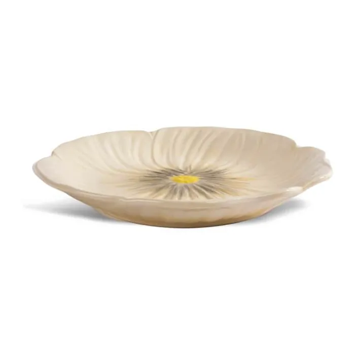ByOn Poppy Tallerken Ø 21 cm - Stentøj - Beige