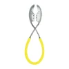 Casa Bugatti Kiss Salattang L 24 cm - Krombelagt stål/polypropylen - Gul