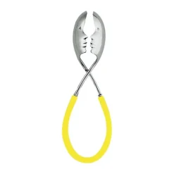 Casa Bugatti Kiss Salattang L 24 cm - Krombelagt stål/polypropylen - Gul