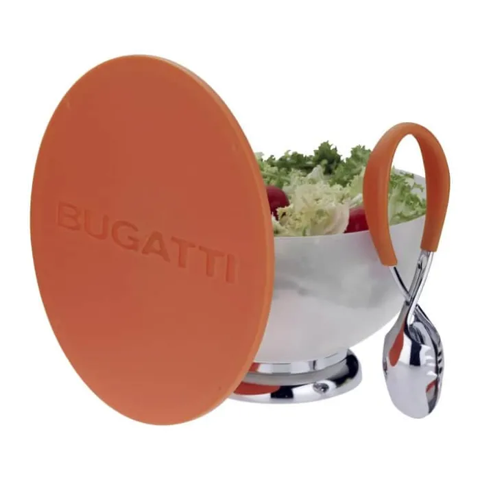 Casa Bugatti Kiss Salattang L 24 cm - Krombelagt stål/polypropylen - Orange