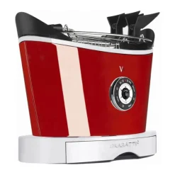 Casa Bugatti Volo Brødrister 2 skiver - 6 risteindstillinger - Hot rosso