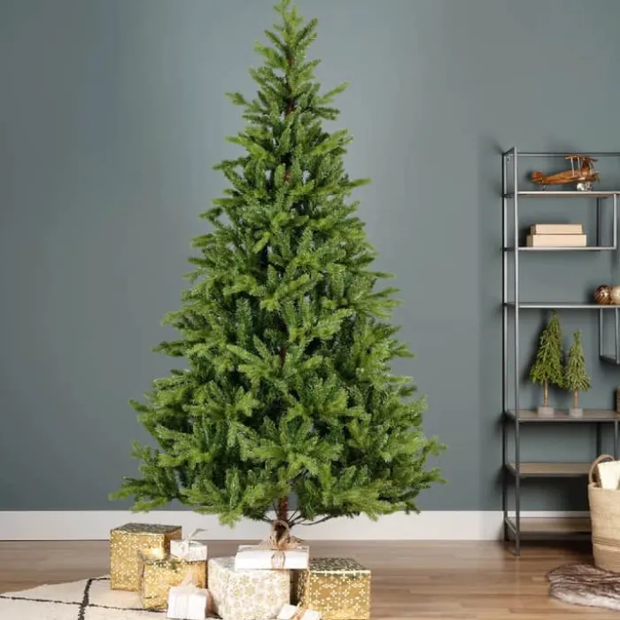 Casa Christmas Allison Pine Kunstigt Juletræ H 210 cm - Polyethylen/PVC- Grøn