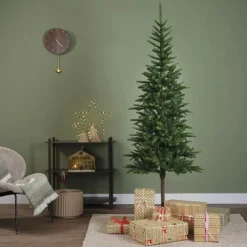 Casa Christmas Alpbach Fir Kunstigt Juletræ H 180 cm - Polyethylen/PVC/metal - Grøn