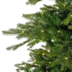 Casa Christmas Grandis Fir Kunstigt Juletræ m. LED Lys H 180 cm - 400 LED lys - Grøn
