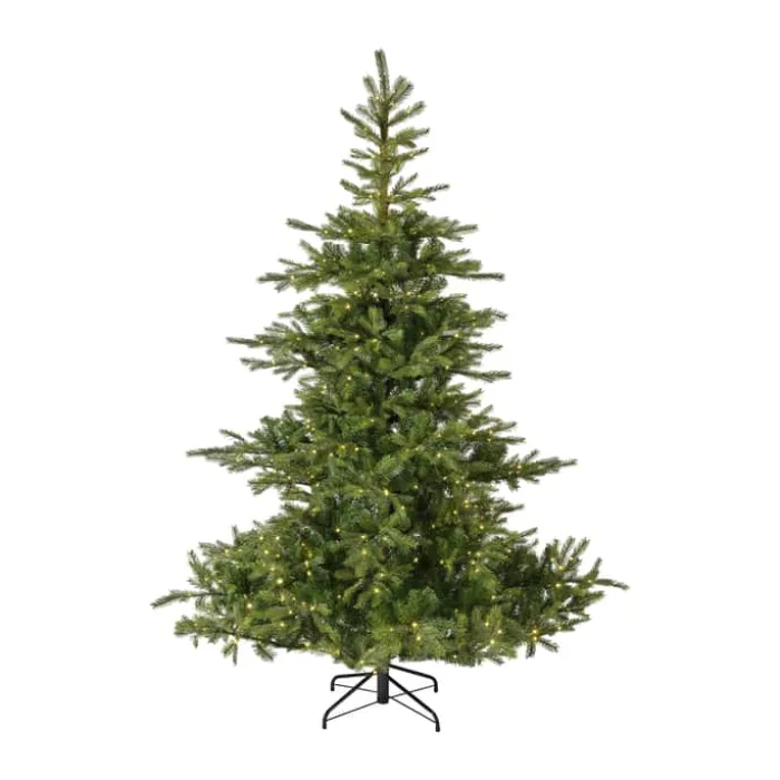 Casa Christmas Grandis Fir Kunstigt Juletræ m. LED Lys H 180 cm - 400 LED lys - Grøn