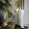 Casa Christmas Julekugle Ø 8 cm - Glas - Beige/glimmer