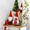 Casa Christmas Julenisse - Mand H 48 cm - Stof - Rød