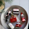 Casa Christmas Juleophæng - Julegentleman H 17 cm - Glas/resin - Sort