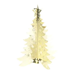 Casa Christmas Juletræ H 15 cm - Metal - Guld