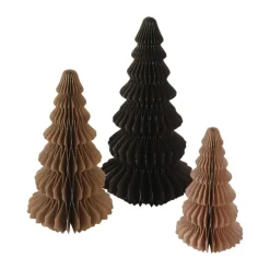 Casa Christmas Juletræ H 32 cm - Papir - Beige