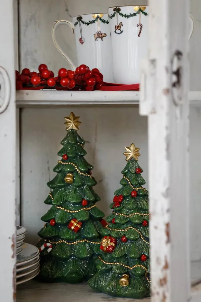 Casa Christmas Juletræ Ø 14 x H 25 cm - Polyresin