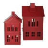 Casa Christmas Lanterne H 33,8cm - Metal - Rød