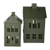 Casa Christmas Lanterne H 33,8cm - Metal - Grøn