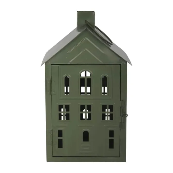 Casa Christmas Lanterne H 33,8cm - Metal - Grøn