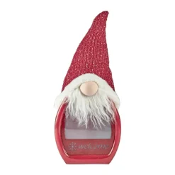 Casa Christmas LED julemand H 57,5 x B 22 cm - Plastik - Hvid/rød