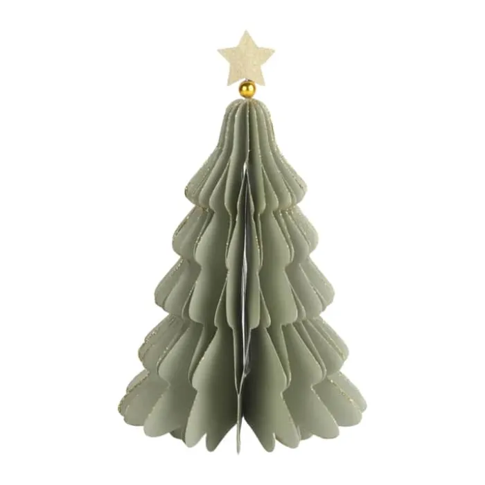 Casa Christmas Papir juletræ H 17,5 cm - Papir