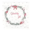 Casa Christmas Papirservietter - 20 stk. B 33 x L 33 cm - Papir - Hvid/rød