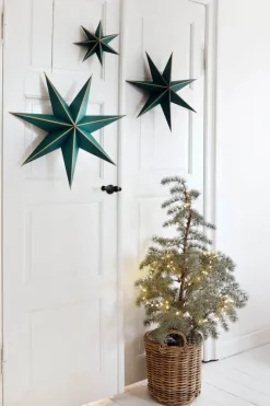 Casa Christmas Papirstjerne Ø 23 cm - Papir - Grøn