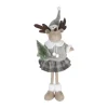 Casa Christmas Rensdyr H 60 cm - Polyester - Beige/grå