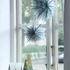 Casa Christmas Stjerne Ø 25 cm - Papir - Hvid/grøn