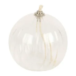 Casa Christmas Swirl Olielampe Ø 10,2 - Glas - Klar