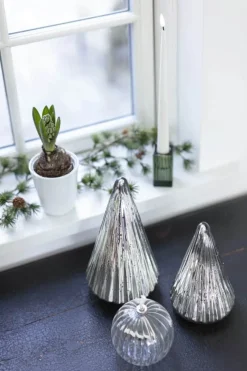 Casa Christmas Swirl Olielampe Ø 10,2 - Glas - Klar
