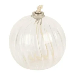 Casa Christmas Swirl Olielampe Ø 8,2 - Glas - Klar