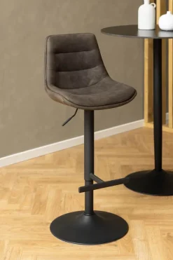 CASA Living Adisa Barstol - 2 stk. H 95 x D 47 cm - Stål/stof - Preston