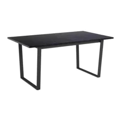 CASA Living Amble Spisebord H 74 x B 160 x D 90 cm - Melamin/metal - Sort