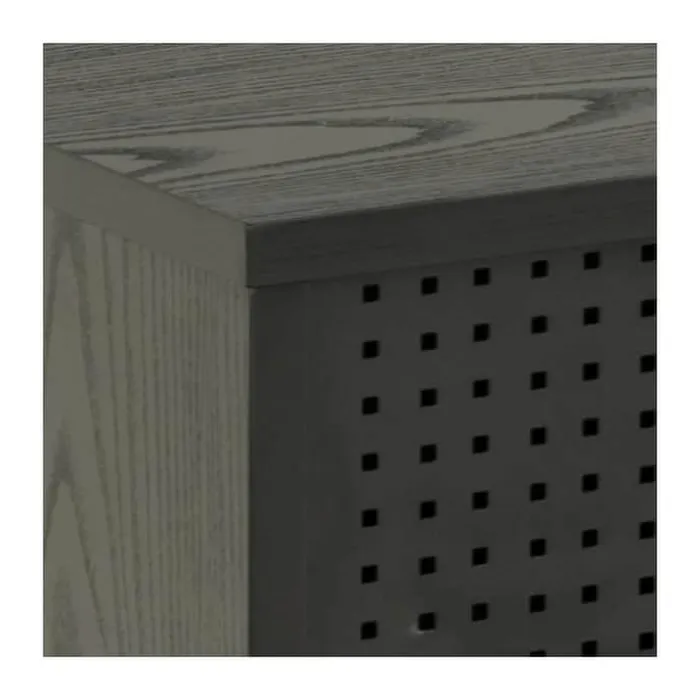CASA Living Angus TV-bord H 44,5 x B 40 x L 180 cm - Melamin/metal - Sort