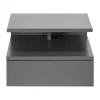 CASA Living Ashlan Natbord H 22,5 x B 35 x D 32 cm - MDF - Grå