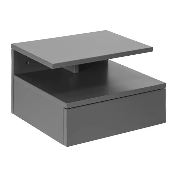 CASA Living Ashlan Natbord H 22,5 x B 35 x D 32 cm - MDF - Grå