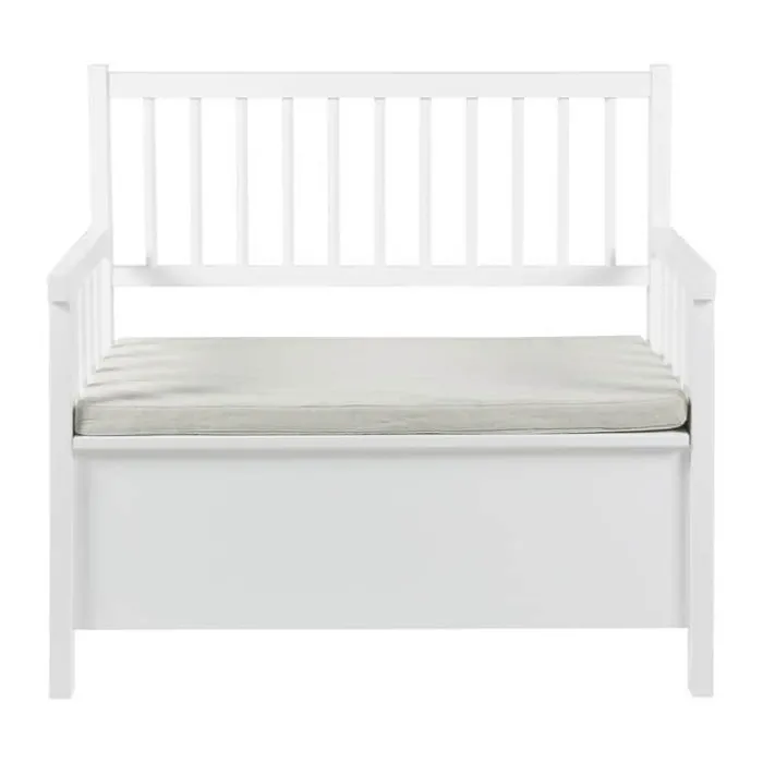 CASA Living Aster Bænk m. Hynde H 85 x B 90 x L 48 cm - MDF/stof