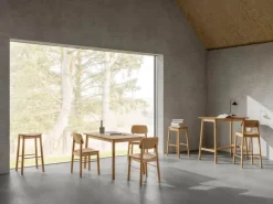 CASA Living Barlow Spisebord H 74,5 x B 120 x L 80 cm - Egefiner - Natur