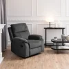 CASA Living Bayonne Sofabord H 42 X B 50 x L 95 cm - Glas/metal - Grå/sort