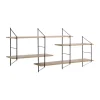 CASA Living Belfast Hylde H 79 x B 191 x D 25,5 cm - Stål - Natur