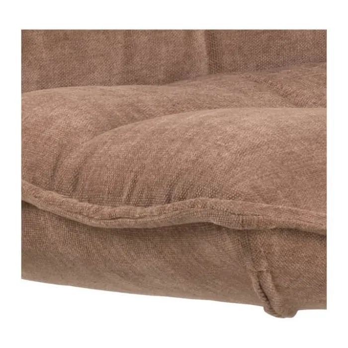 CASA Living Blizzard Loungestol H 98 x B 70 x D 80 cm - Metal/stof - Brun