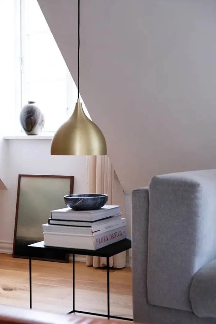 CASA Living Bloom Pendel Ø 25 cm - Jern - Guldfarvet