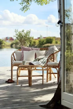 CASA Living Bænk H 80 x B 67 x L 112 cm - Rattan