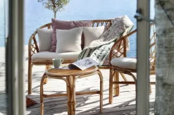 CASA Living Bænk H 80 x B 67 x L 112 cm - Rattan