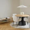 CASA Living Bonita Spisebordsstol med armlæn - 2 stk H 82,5 x B 56 x D 56 cm - Stof/stål - Beige