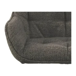 CASA Living Brooke Barstol - 2 stk H 109 x B 52 x D 52 cm - Metal/stof - Taupe