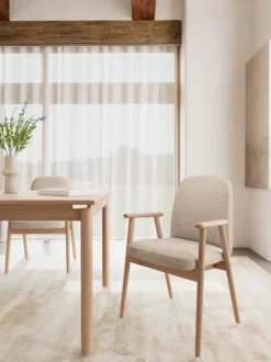 CASA Living Calvin Spisebordsstol - 2 stk. Ø 40 x H 50 cm - Sten/stål - Grå