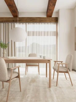 CASA Living Calvin Spisebordsstol - 2 stk. Ø 40 x H 50 cm - Sten/stål - Grå