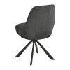 CASA Living Carlton Spisebordsstol - 2 stk. H 83,5 x B 52 x D 56 cm - Stål - Mørkegrå